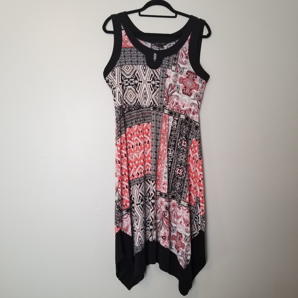 Susan Lawrence Petite patterned dress.